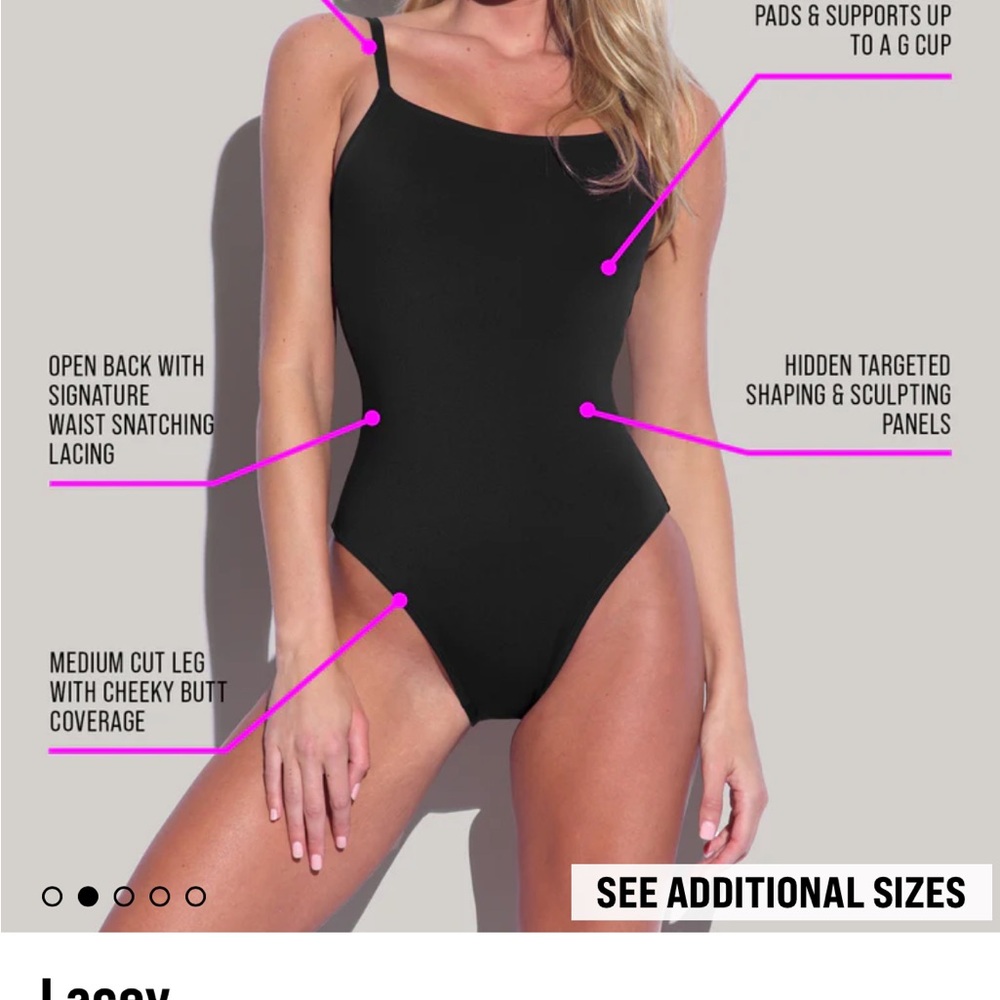 Black Women's One Piece Swimsuit